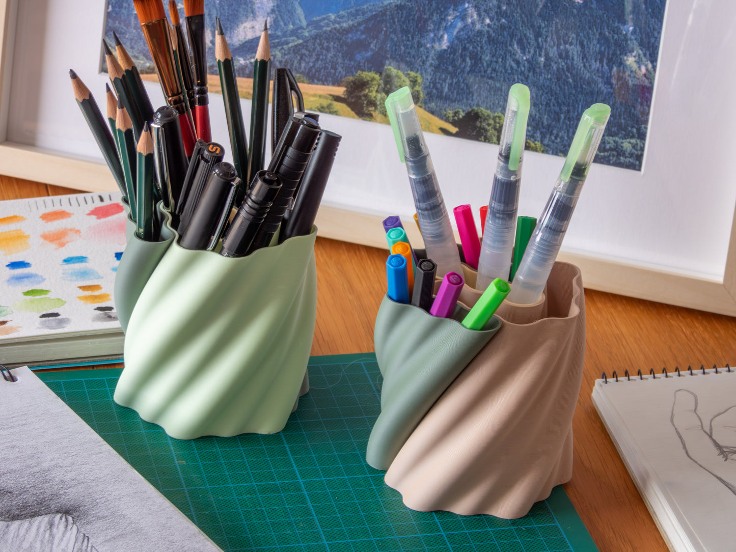 Pot à crayon design "Aravis"