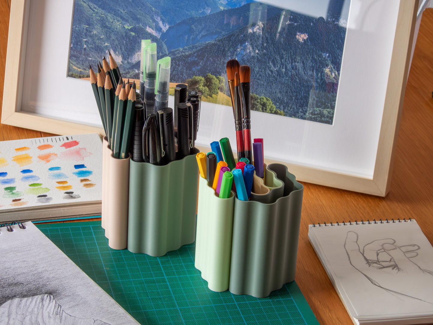 Pot à crayon design "Vanoise"