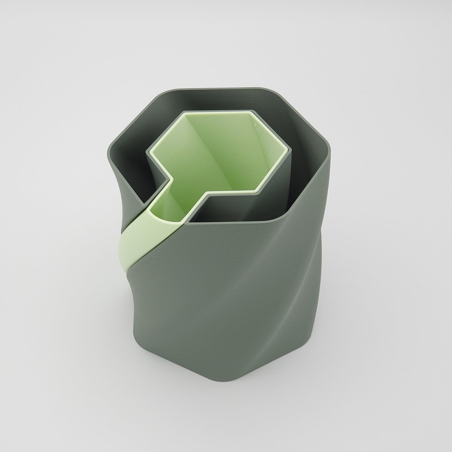 Pot à crayon design "Chartreuse"