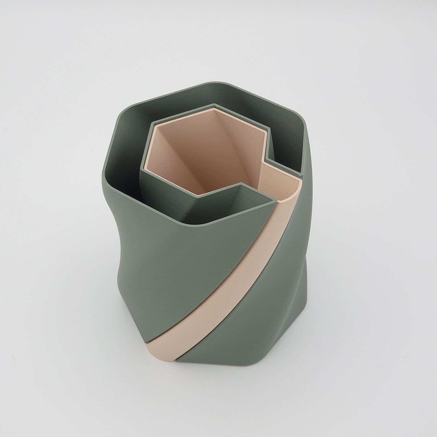 Pot à crayon design "Chartreuse"