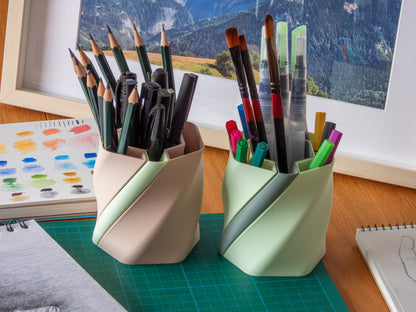 Pot à crayon design "Chartreuse"