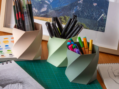 Pot à crayon design "Vercors"