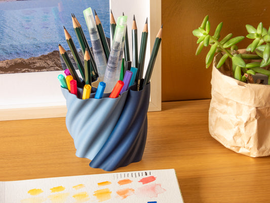 Pot à crayon design "Trestraou"
