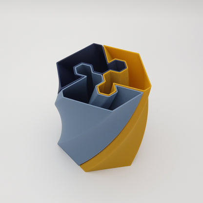 Pot à crayon design "Le Sillon"