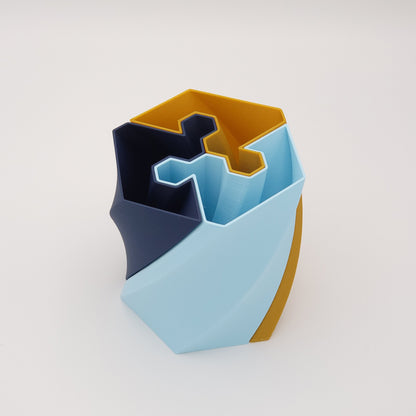 Pot à crayon design "Le Sillon"